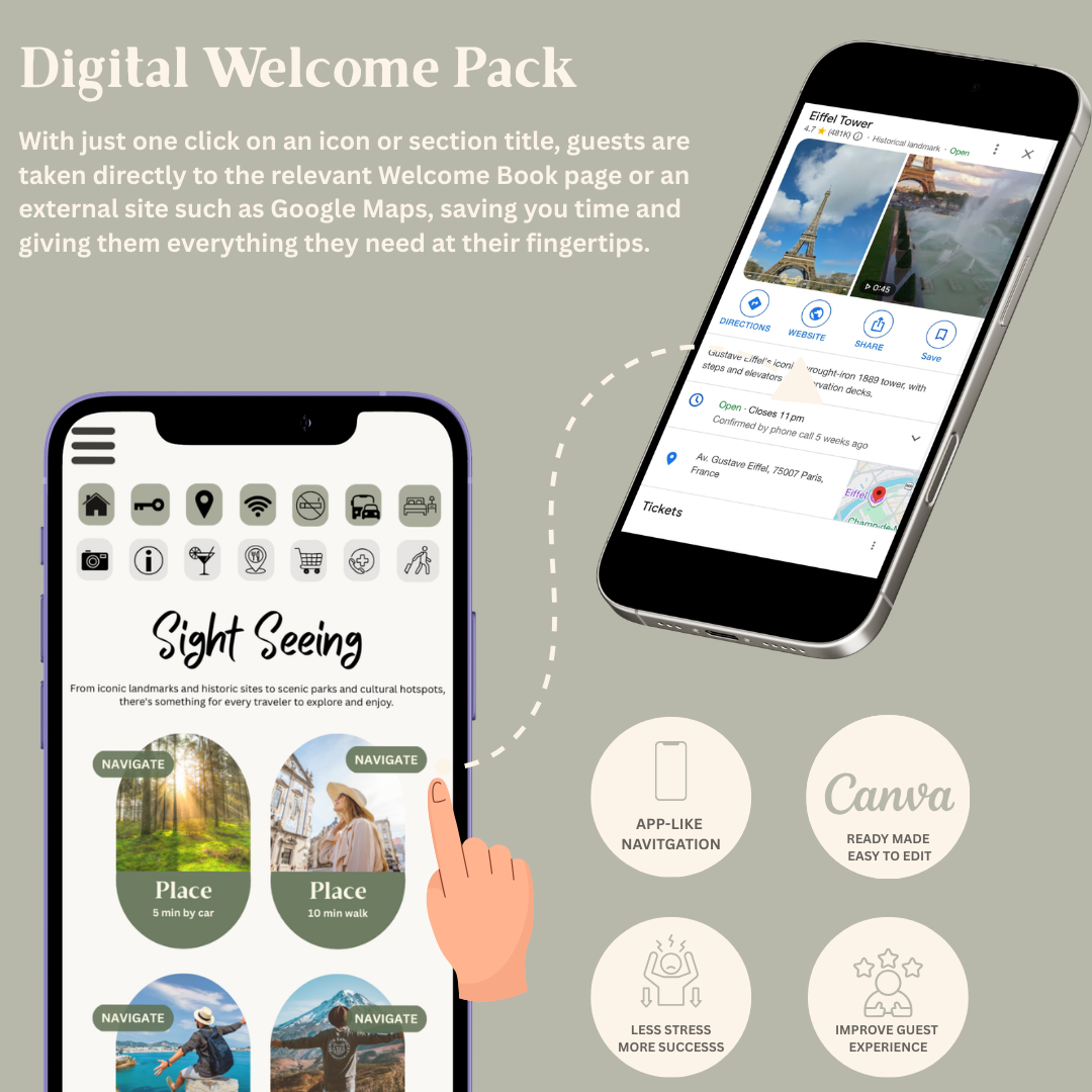 Airbnb Digital Welcome Pack Template