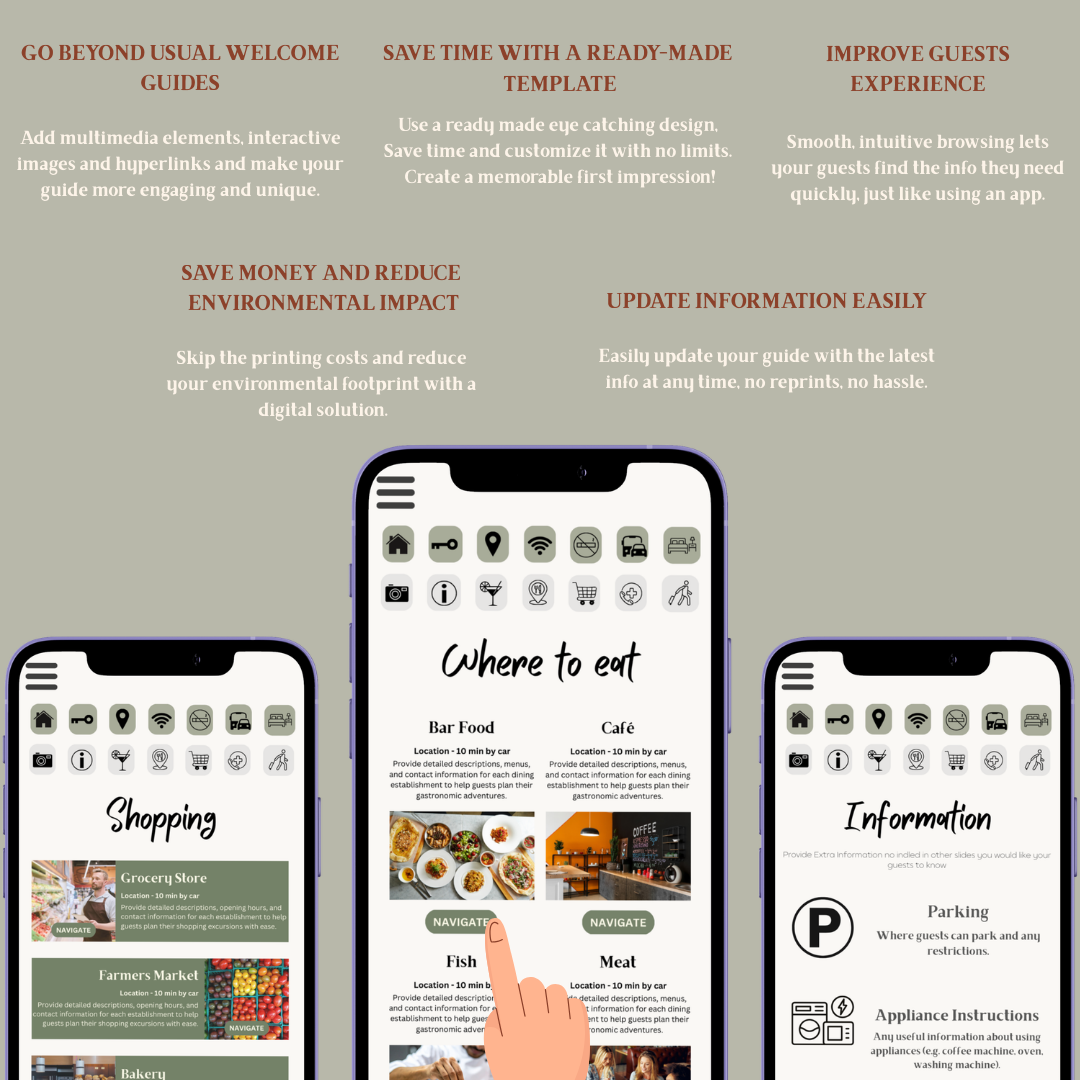 Airbnb Digital Welcome Pack Template